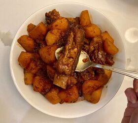 spicy braised pork ribs with potatoes