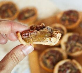 These mini pies are TOO adorable to eat, but too gooey & delicious not to!