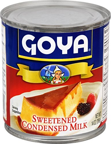 tik tok cinnamon rolls with condensed milk, Goya Foods Sweetened Condensed Milk 14 Ounce Pack of 24
