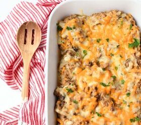 11 weeknight casseroles that always hit the spot, French Onion Beefy Rice Casserole