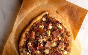 Caramelized Onions & Goat Cheese Pizza