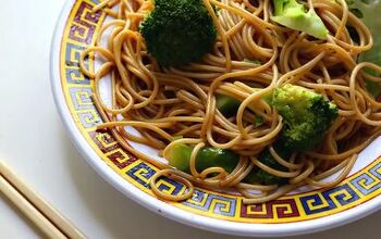 Asian Sesame Pasta With Steamed Broccoli