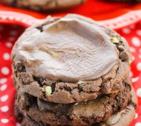 Cake Mix Mint Chip Cookies-image