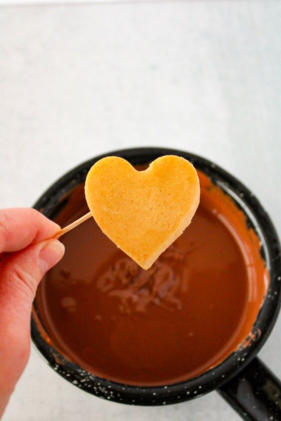 easy homemade chocolate peanut butter hearts