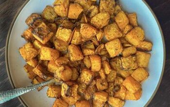 Sweet & Savory Air Fried Butternut Squash Cubes Recipe