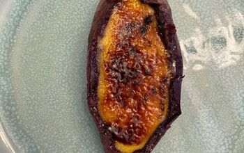 Creme Brûlée Baked in Sweet Potato