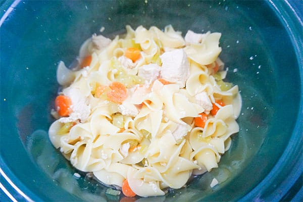 slow cooker chicken noodle soup, Slow Cooker Chicken Noodle Soup in the slow cooker