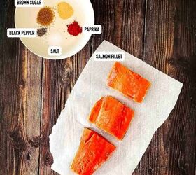 best smoked salmon on pellet grill recipe, The ingredients for smoked salmon on pellet grill on a wooden table
