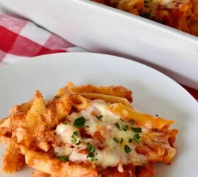 Baked Penne With Ricotta (Easy 5 Ingredient Recipe)