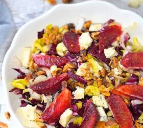 This winter salad is refreshing, crisp, and pretty!