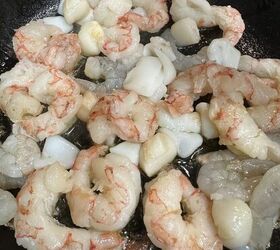 spicy smoked seafood skillet