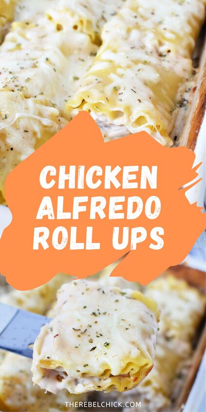 chicken alfredo roll ups recipe, Chicken Alfredo Roll Ups