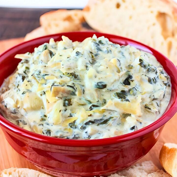 instant pot cheeseburger mac and cheese recipe, Slow Cooker Cheesy Spinach And Artichoke Dip