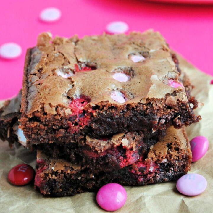 valentine s day sugar cookie cups, M M Brownies for Valentine s Day