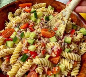 Healthy Tuna Pasta Salad (No Mayo)