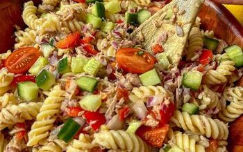 Healthy Tuna Pasta Salad (No Mayo)