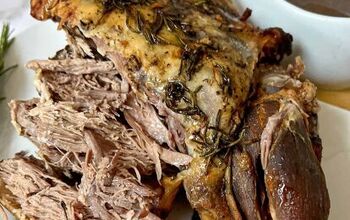 Slow Cooked Leg Of Lamb In Red Wine