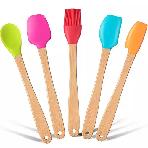 mom s health fudge, Wood Handled Mini Spatulas
