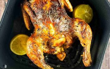 Air Fryer Whole Roast Chicken With Lemon and Garlic