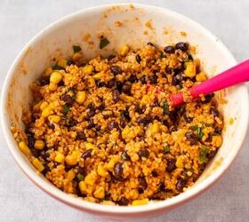 How to take a simple bean and corn side and make it a winning MAIN dish in just 7 minutes!