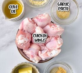 crispy garlic parmesan wings, Ingredients for garlic parmesan wings