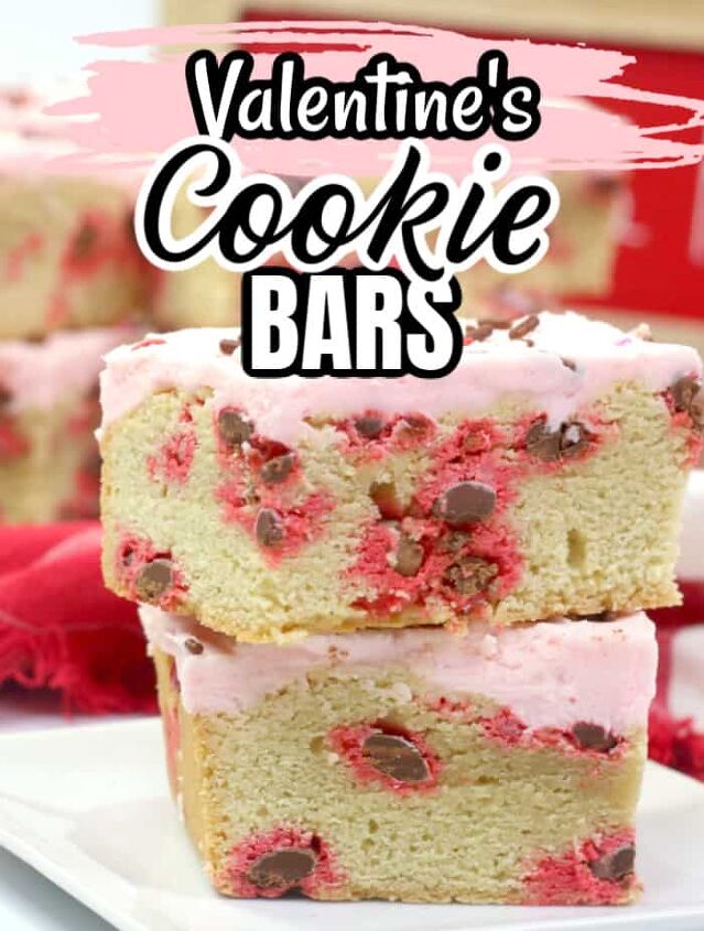 valentine s day cookie bars