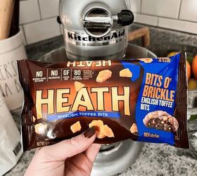 She buys a bag of Heath toffee bits and turns it into an unforgettable dessert