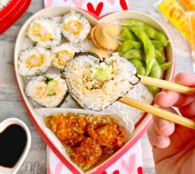 valentine s sushi bento box
