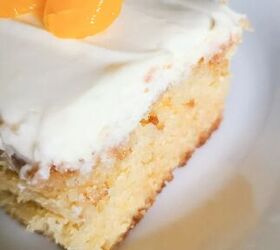 No offense to our childhood memories of creamsicles, but this cake version is WAY better!