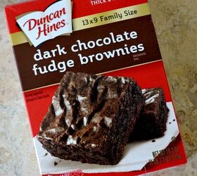 She takes a simple box of brownie mix and turns it into a spectacular Valentine's Day dessert