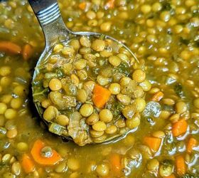 Veggie-packed and loaded with warm, aromatic spices, this slow cooker curried lentil soup is a wholesome meal you can feel good about