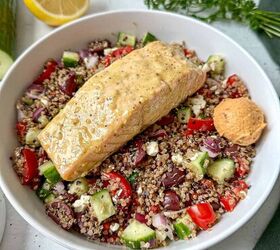 Brighten up your next meal with this healthy, Mediterranean-inspired bowl that comes together in under 30 minutes