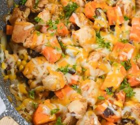 This easy chicken skillet is a delicious and simple dinner recipe that everyone will love