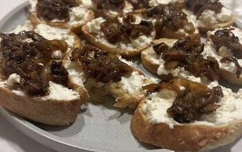 Caramelized Onion & Cheese Tostinis