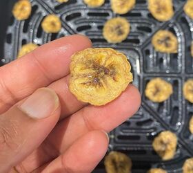 Air Fryer Dehydrated Banana Chips