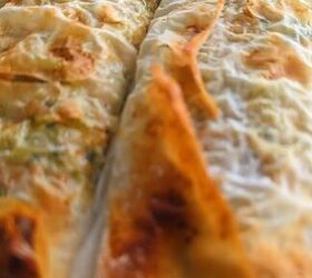 vegetable filo rolls