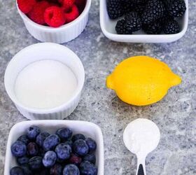 puff pastry tarts with mixed berries, Mixed Berries Filling Ingredients