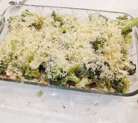 low fat cheesy broccoli casserole