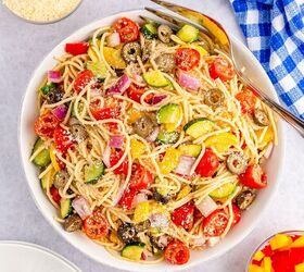 This California spaghetti salad recipe is a flavor-packed dish the whole family will love!
