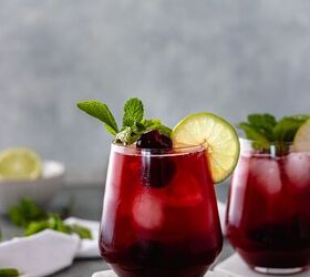 sparkling cherry lime mocktail crisp refreshing