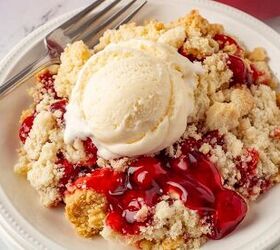 This easy cherry cake recipe with 3 Ingredients is a lot like a cherry cobbler