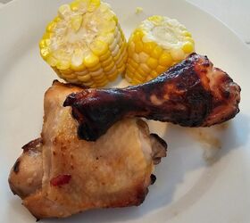 air fried drum sticks chicken thighs with thai chili sauce