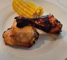 air fried drum sticks chicken thighs with thai chili sauce