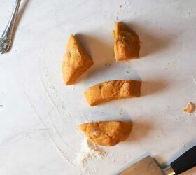 gluten free sweet potato gnocchi vegan, Divide the dough into four equal pieces