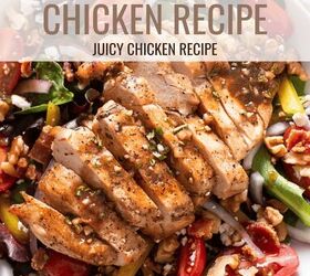 honey balsamic chicken recipe chicken with balsamic glaze, Honey Balsamic Chicken Pin with text overlay