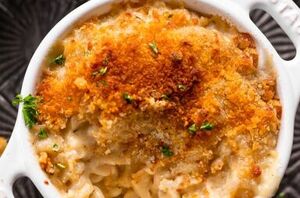 This creamy pasta with caramelized onions takes mac and cheese to the next level