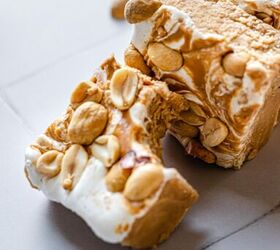 Topped with roasted peanuts for extra crunch and texture, this 4 ingredient fudge is sure to please any peanut butter lover!