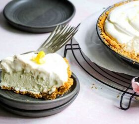 This lemon pie is perfect for a hot summer day when you don't want to turn on an oven