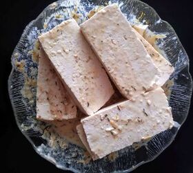 orange tahini grilled tofu, marinating orange tahini tofu