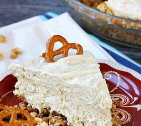 no bake peanut butter pretzel pie, No Bake Peanut Butter Pretzel Pie